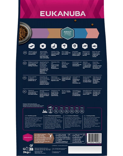EUKANUBA Grain Free S-XL Adult Game 3 kg