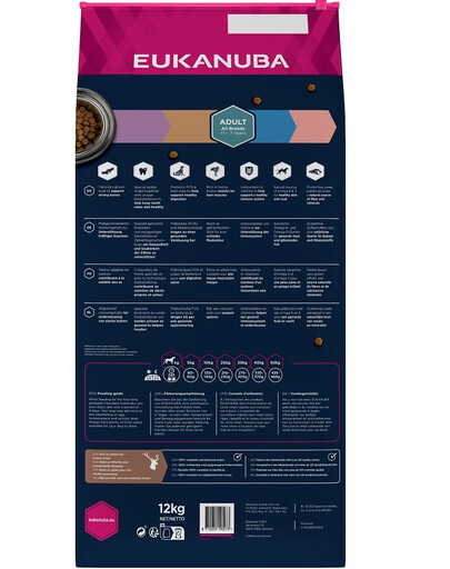 EUKANUBA Grain Free S-XL Adult Zverina 12 kg pre dospelé psy