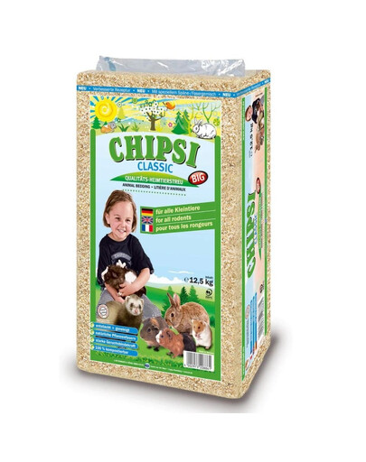 JRS Chipsi Classic piliny pre hlodavce 12,5 kg