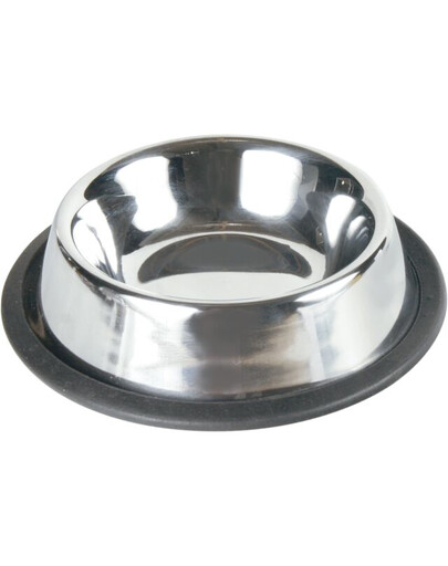 TRIXIE Miska z nerezovej ocele s gumovým dnom 0,2 l