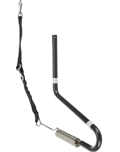 TRIXIE Zestaw rowerowy ze smyczą w kształtcie U dla średnich i dużych psów