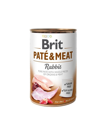 BRIT Pate&Meat rabbit 400 g