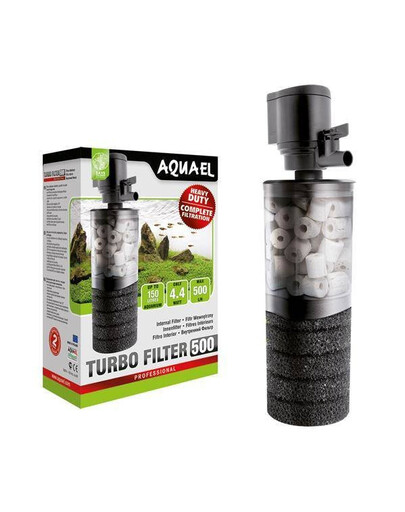 Vnútorný akváriový filter Aquael Turbo 500 (N)