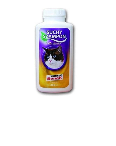 Super Benek Suchý regenerační šampon pro kočky 250 ml - suchý šampon pro kočky 250 ml