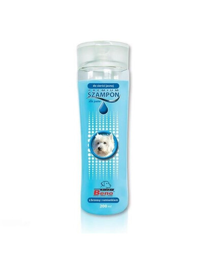Super Beno Premium šampon pro světlovlasé psy 200ml - Šampon pro světlovlasé psy 200ml