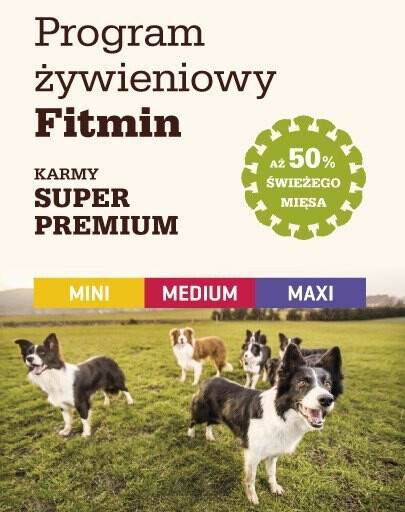 Fitmin Medium Performance granule pre dospelé psy stredných plemien so zvýšeným obsahom energie 15 kg