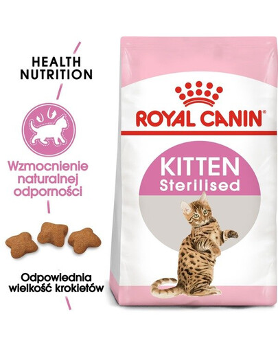 Royal Canin Second Age Kitten Sterilised 2 kg - granule pro koťata po sterilizaci