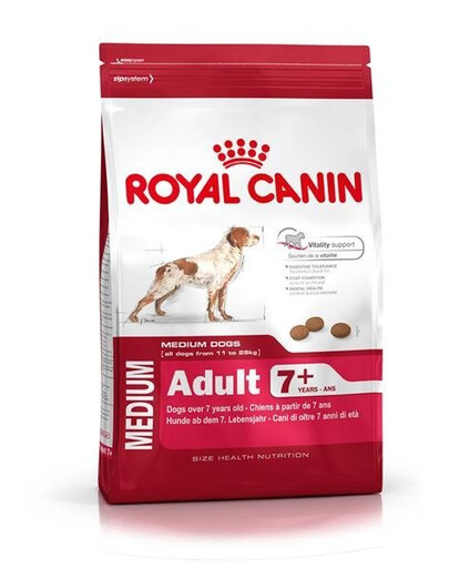 Royal Canin Medium Adult 7+granule pre psy stredných plemien 15 kg