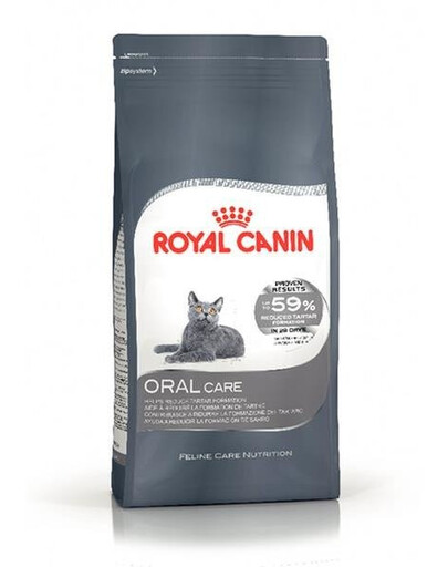 Royal Canin Oral Care 8 kg - granule pro kočky pomáhá snižovat tvorbu zubního kamene 