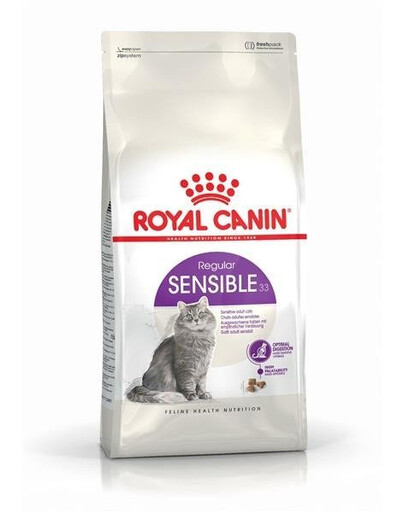 Royal Canin Regular Sensible 400 g - granule pro dospělé kočky s citlivým trávicím traktem