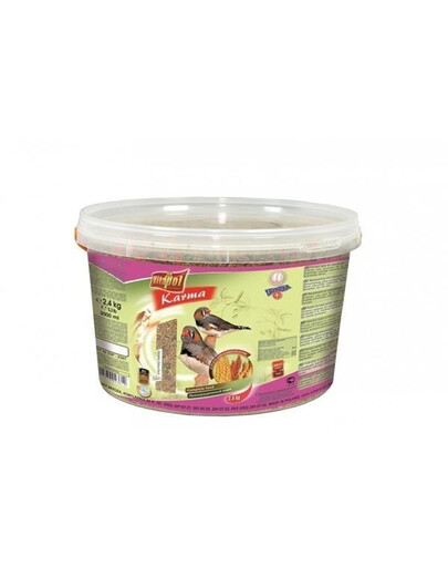 Vitapol krmivo pre zebričky a exotické vtáctvo 2,4 kg