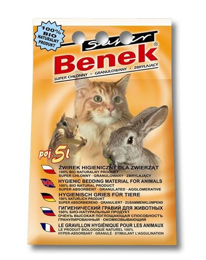 Certech Super Benek 5 l - přírodní stelivo pro kočky 5l
