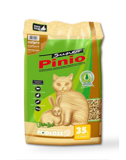 Certech Super Pinio 35 l - dřevěná podestýlka pro kočky 35l