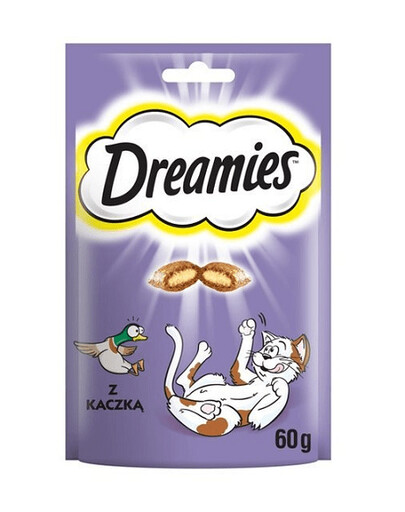 Dreamies kačacia maškrta pre mačky 60 g