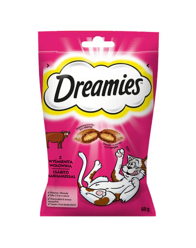 Dreamies 60 g pamlsek pro kočky s hovězím masem