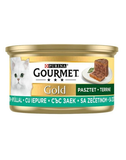 Purina Gourmet Gold konzerva s králikom 85 g