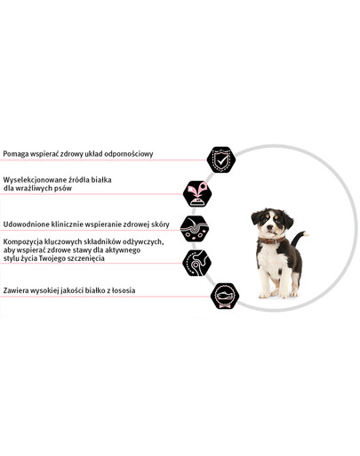Purina Pro Plan Optiderma Medium Puppy Sensitive Skin 12 kg granule pre šteňatá stredných plemien s citlivou kožou