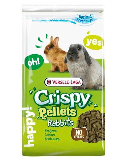 Versele-Laga Crispy Pellets Rabbits 25 kg - krmivo pro zakrslé králíky
