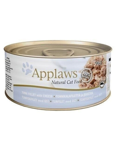 Applaws Natural Cat Food Filet z tuniaka so syrom 70g - mokré krmivo pre mačky s tuniakom a syrom 70g