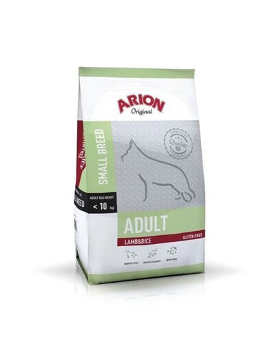 Arion Original Adult SmallBread Lamb & Rice 7,5 kg granule pre dospelých psov malých plemien s jahňacím mäsom a ryžou