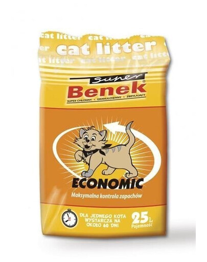 Certech Super Benek Economic 25 l hrudkujúca podstielka pre mačky 25 l