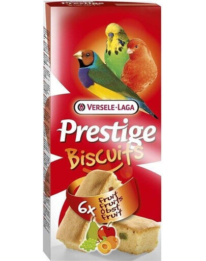 Versele-Laga Biscuit Fruit - Ovocné sušenky pro ptáky, 6 kusů