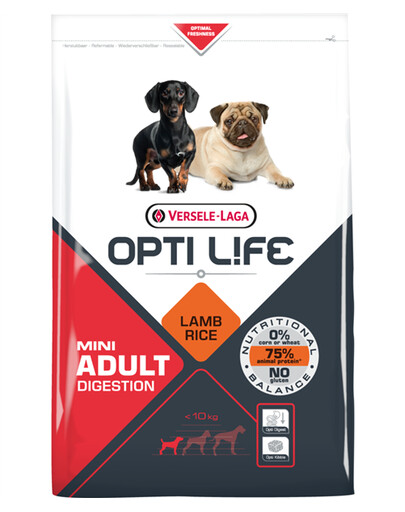 Versele-Laga Opti Life Adult Digestion Mini 7,5 kg - suché krmivo pro malá plemena