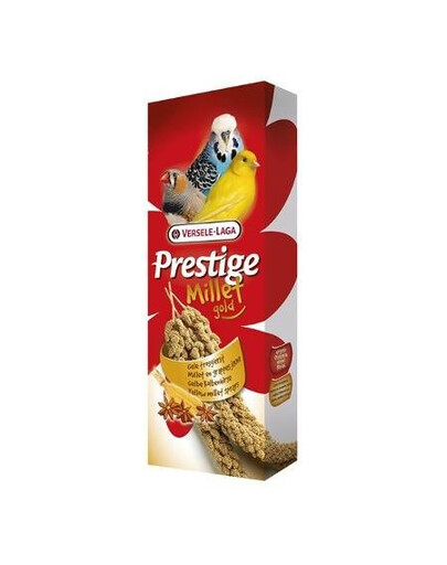 Versele-Laga Prestige Proso žluté 100g - žluté proso v klasech pro ptáky 100g