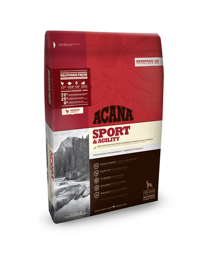 Acana Sport & Agility 11,4 kg - granule pro aktivní psy
