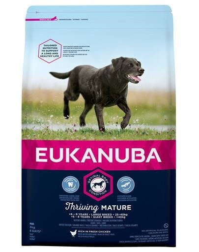 Eukanuba Thriving Mature Large Breed Chicken 3 kg granule pre psov kura