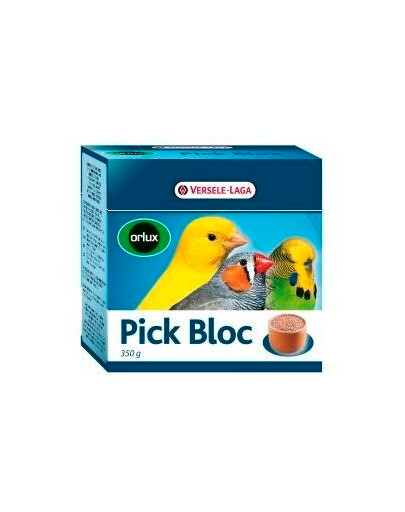 Versele-Laga Pick Bloc 350 g minerály v hlinenej miske pre kanáriky, malé papagáje a exotické vtáky