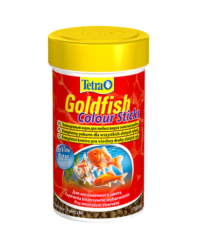Tetra krmivo pro zlaté rybky color sticks 100 ml