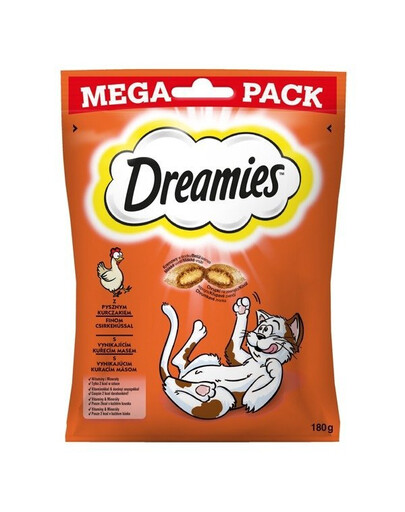 Dreamies kuracia maškrta pre mačky 180 g