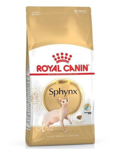 Royal Canin Sphynx Adult 10 kg - granule pro dospělé kočky plemene Sphynx 