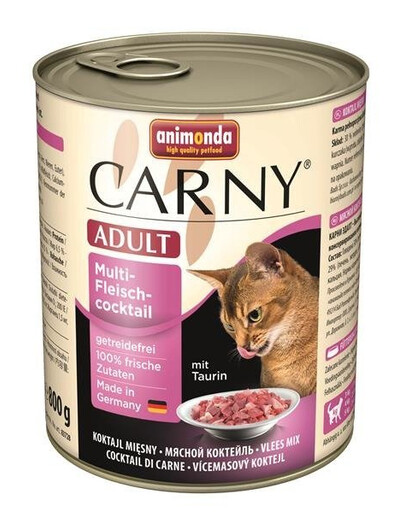 Animonda Carny Adult Multi-Fleischcocktail 800g - mokré krmivo pro dospělé kočky, koktejl z více druhů masa 800g