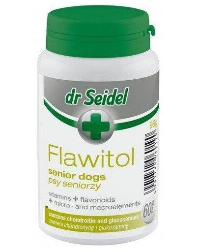 Flavitol pro starší psy s glukózou. A Chondr. 200 Tab.