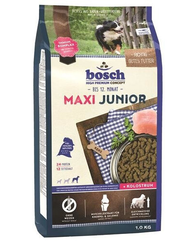 Bosch PetFood Bosch Maxi Junior 1 kg - granule pro mladé psy velkých plemen