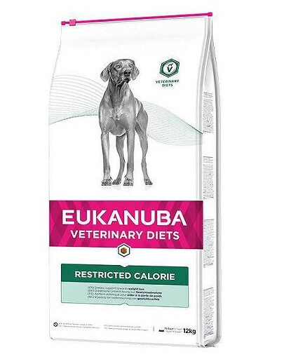 Eukanuba Dog Dry Restricted Calories Adult All Breeds Chicken 12 kg granule pre psov