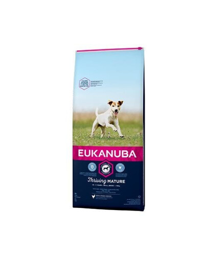 Eukanuba Thriving Mature Small Breed Chicken 3kg - suché krmivo pro psy kuře 3kg