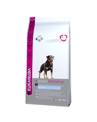 Eukanuba Dog Dry Breed Specific All Rottweiler Chicken 12 kg granule pre psov