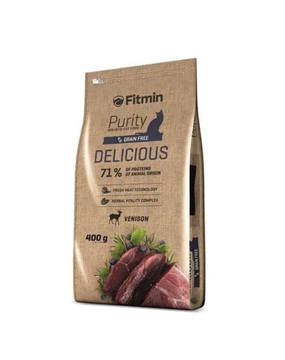 Fitmin Purity Delicious Venison 400 g granule pre mačky so zverinou