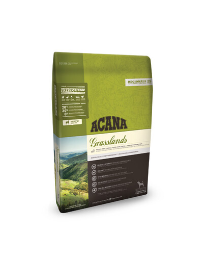 Acana Grasslands Dog 11,4 kg granule pre psov bez obilnín