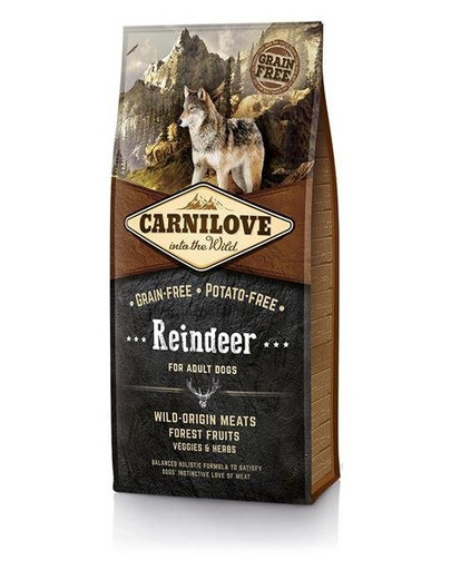 Carnilove Reindeer For Adult 12 kg granule pre dospelých psov so sobím mäsom