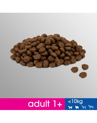 Perfect Fit Adult 1+ XS/S granule pre dospelých psov malých plemien s vysokým obsahom kuracieho mäsa 825 g