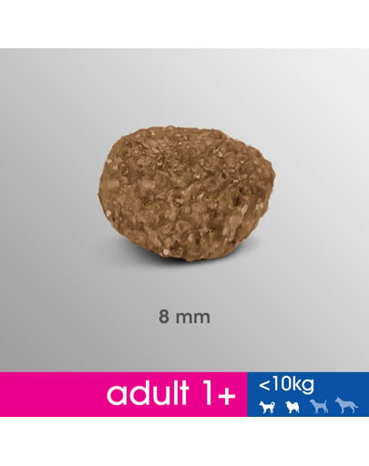 Perfect Fit Adult 1+ XS/S granule pre dospelých psov malých plemien s vysokým obsahom kuracieho mäsa 825 g