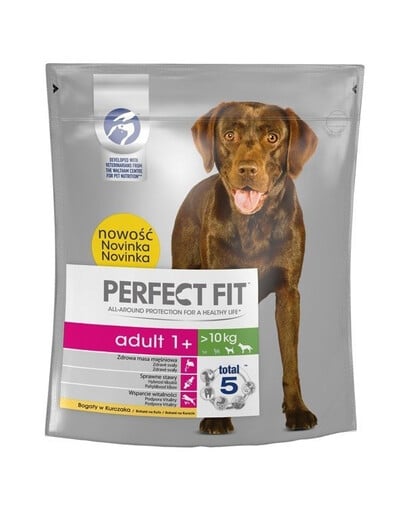 Perfect Fit Adult 1+ Rich in Chicken M/L 825 g granule pre dospelých psov stredných a veľkých plemien 825 g