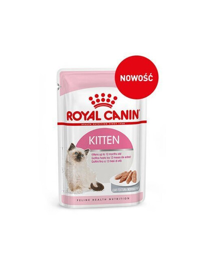 ROYAL CANIN Kitten pasztet karma mokra - pasztet dla kociąt do 12 miesiąca życia 12x85g