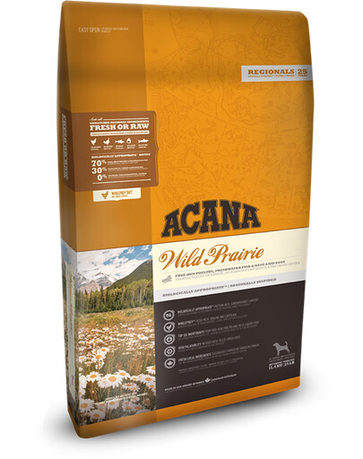 Acana Wild Prairie Dog 11,4 kg - Granule pre psy