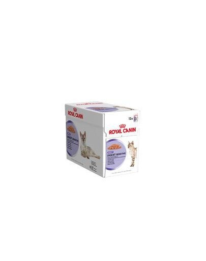 Royal Canin Digest Sensitive 12x 85 g - mokra karma dla kotów o wrażliwym przewodzie pokarmowym 12x85g