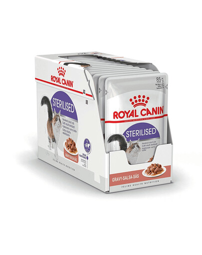 Royal Canin Sterilised 12 x 85g - vlhké krmivo pre sterilizované mačky 12 x 85g